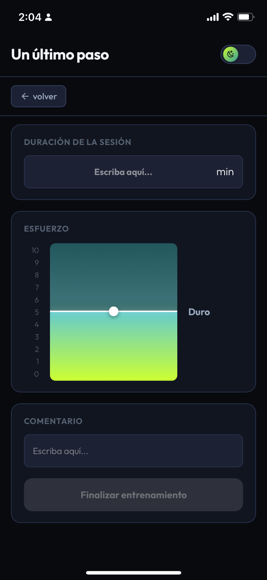 Builder Pro — Un último paso